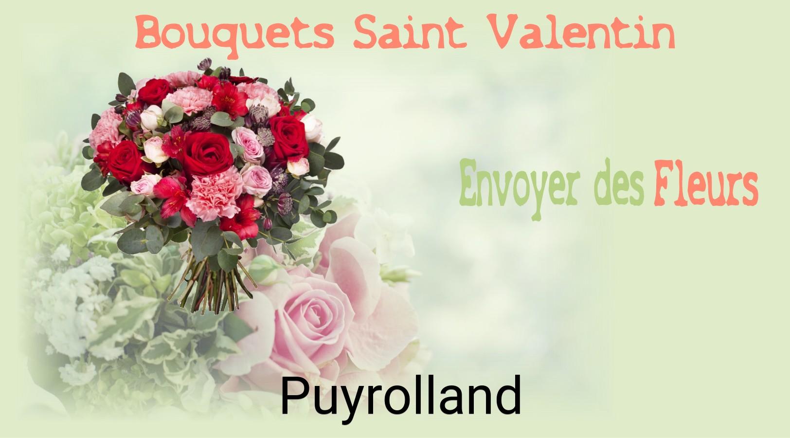 Roses de Saint-Valentin livrées à Puyrolland